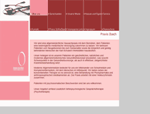 Tablet Screenshot of praxis-ibach.de